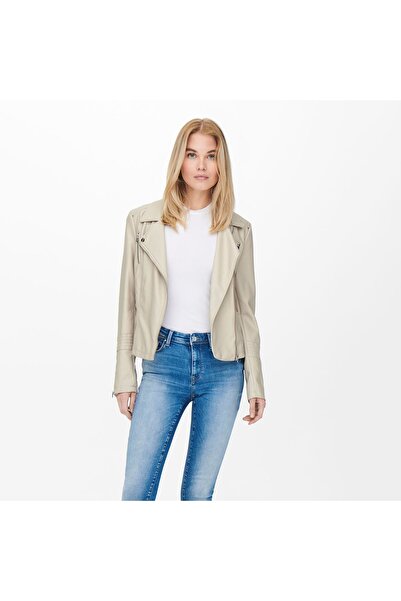 ONLY Γυναικείο κρεμ μπουφάν Gemma - 15153079-slg