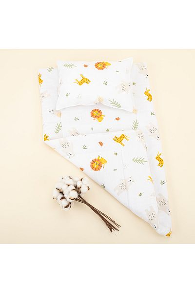 Yunikobaby Underlay Mat and Pillow - Aslan