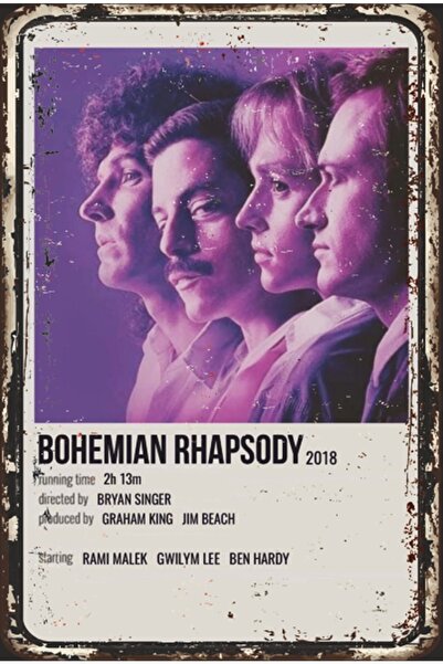 Hayat Poster Kraljica Bohemian Rhapsody retro drveni poster