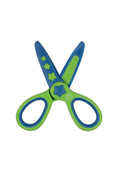 Bruno Visconti Children's Scissors "firstcut", 13.5 Cm Plastic Body And Handle