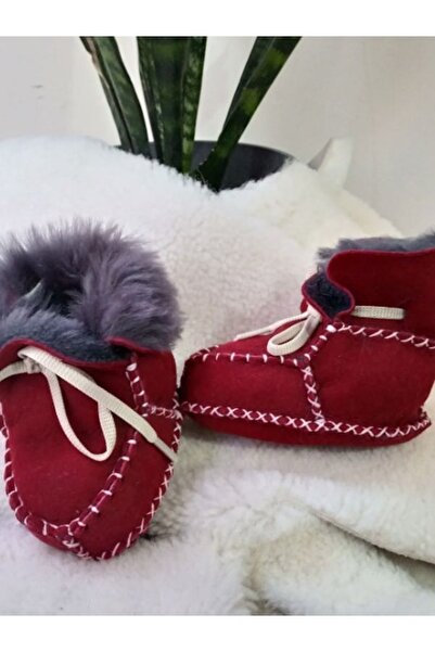 My Happy Kitchen Lambskin Baby Booties