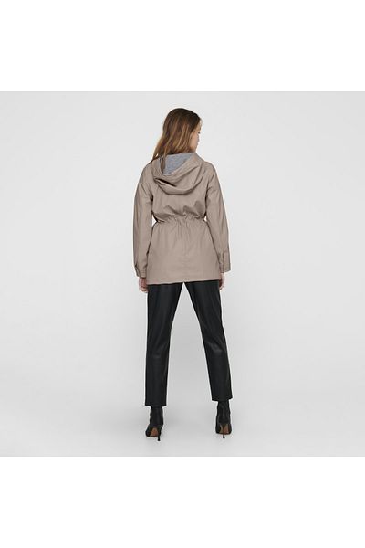 ONLY Γυναικείο Casual Jacket Onlrace Raincoat Grey 15161241 -φτερό-γκρι