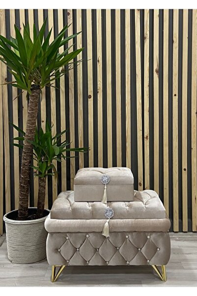 Kırçova Tekstil Elonora Ikili Çeyiz Sandığ