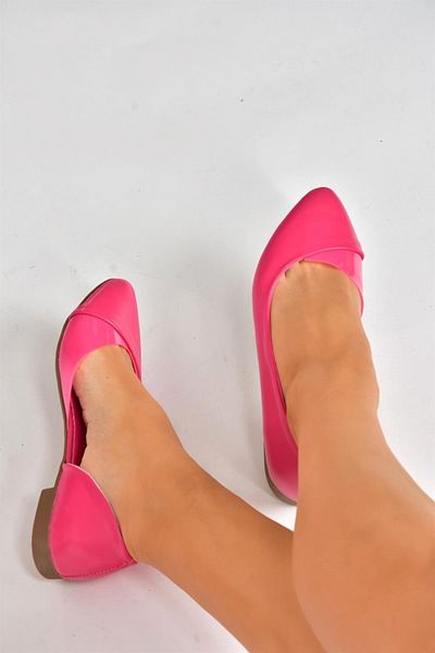 Fox Shoes Balerini de damă Fuchsia Daily P726143009