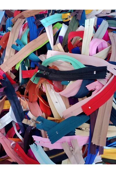 karasu spot Fermuar 100 Tane Karışık