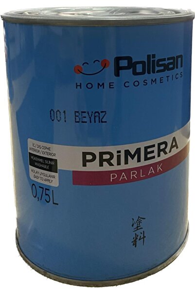 Polisan Primera Parlak Yağlı Boya 0,75 Lt (beyaz)
