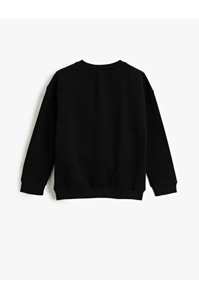 Koton Sweatshirt - Schwarz - Regular Fit