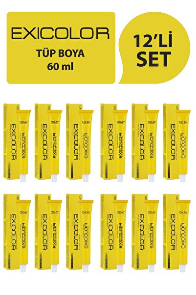 Exicolor 10.31 Bebek Sarısı Saç Boyası 60ml 12li Set
