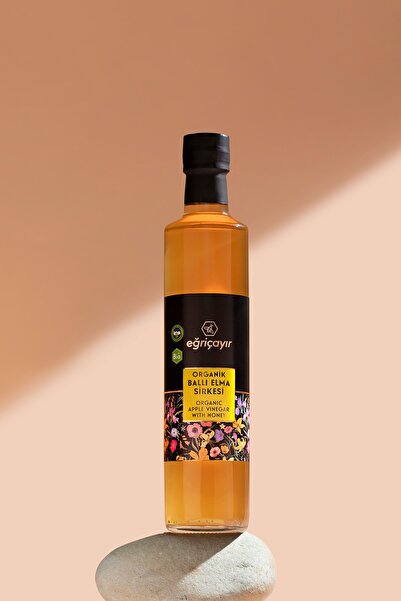 Eğriçayır Organik Ballı Elma Sirkesi 500ml