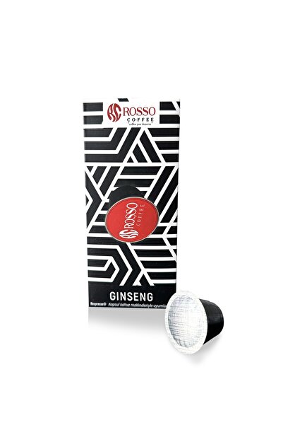 rosso coffee Ginseng Kapsül Kahve 10'lu Paket - Nespresso Makineleriyle Uyumludur