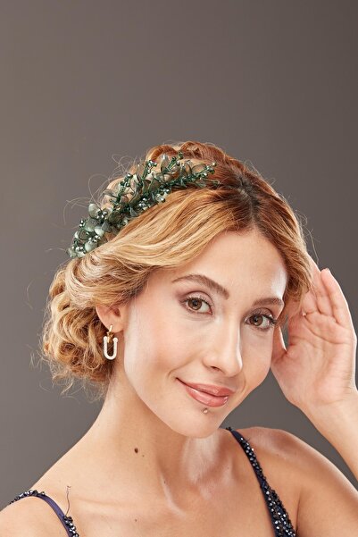 Simay Aksesuar Gelin Saç Aksesuarı,gelin Tacı,kına Nişan Düğün Tacı,kına Geli...