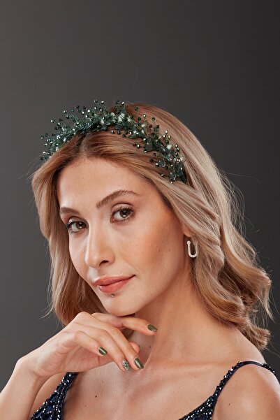 Simay Aksesuar Gelin Saç Aksesuarı,gelin Tacı,kına Nişan Düğün Tacı,kına Geli...