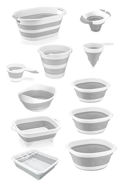 Turnberry 11 Parça Katlanır Ultra Set - Yer Tutmaz Akordiyon Ev Eşyaları