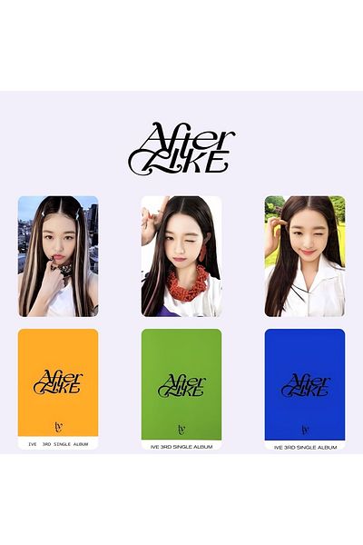 Kpop Dünyasi Ive Wonyoung ''After Like'' Album Card Set