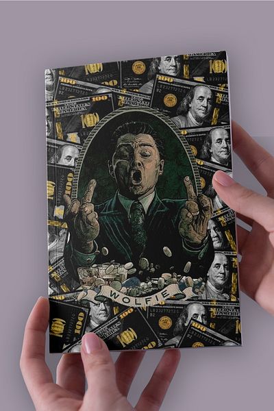 Namgo دفتر ملاحظات مقاس A5 The Wolf Of Wall Street (50 ورقة)