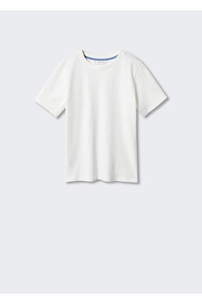 MANGO Kids Βαμβακερό T-Shirt Essential