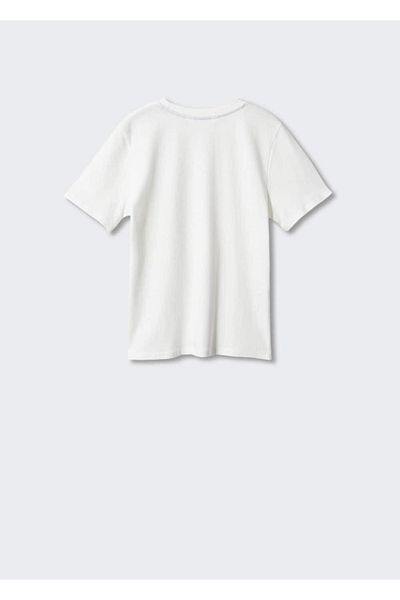 MANGO Kids Βαμβακερό T-Shirt Essential