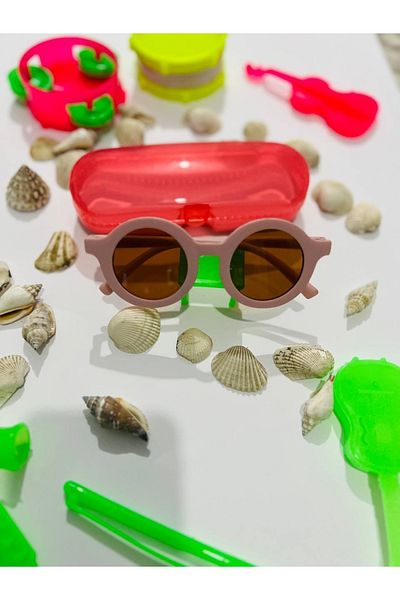 STAOOM UV Protection Children's Sunglasses and Glasses Box Rose Gold