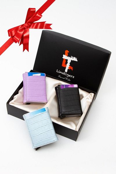 Linatigers Rfid Protected Premium Mechanism Wallet Color Set (3 Pieces)