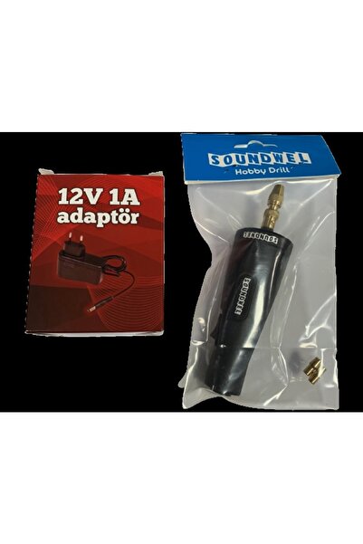 Arduino Mini Drill 6-18v Dc Pcb Matkabı - Mini El Matkabı - Adaptör Ile Birlikte