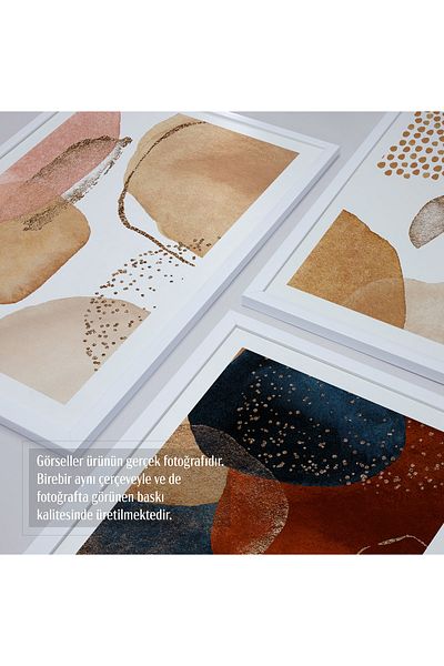 HOMEPACK Λευκό Πλαστικοποιημένο Σετ Πίνακα 3 τεμαχίων Hpn052