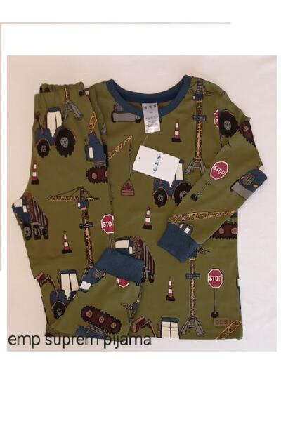 GES MEDİKAL Dječji set pidžama, tema poslovnog tima Štampano 2-8 godina