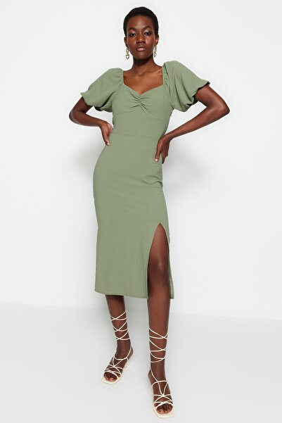 Trendyol Collection Dress - Khaki - A-line