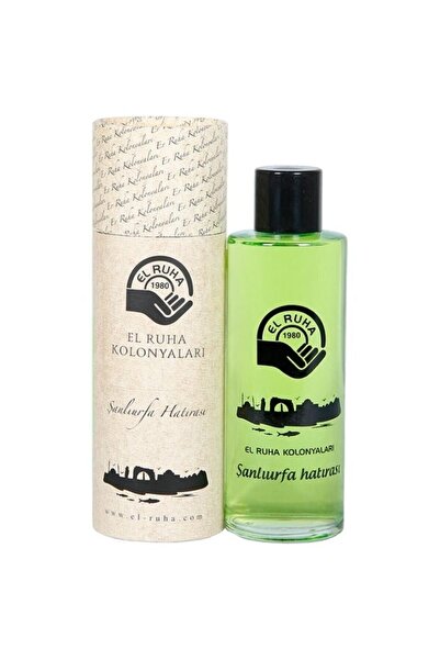 El Ruha Urfa Çimen Kolonyası 60° Özel Baskılı Cam Şişe 500 Ml