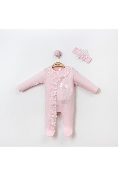 OTTO BABY Kız 3-6-9-12 Ay Fistolu Fırfırlı Tulum