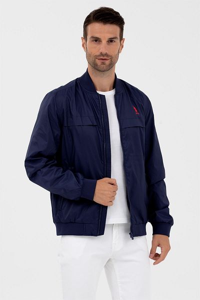 U.S. Polo Assn. Men's Spring Coat, 1579082   Model Orange