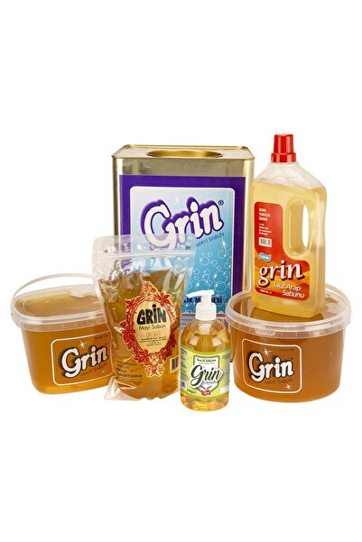 Grin Ecological Arabian Soap, 4 Pieces 1ooog Organic Mayi Soap, Natural Liquid Soap with Sunflower Oil Extract