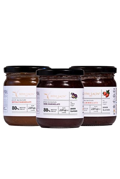 Atiye Laçin Avantajlı Şekersiz/parve Paketi (%100 DOĞAL ,%80 MEYVE ,KATKI MAD...