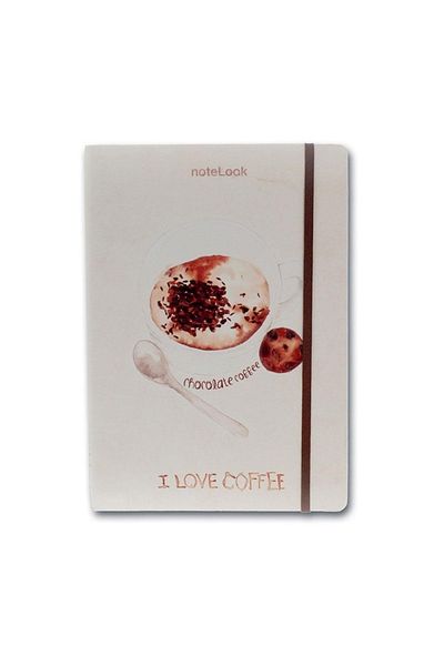 Scrikss A-5 Caietul de cafea cu ciocolată I Love T0000Dftılcca5