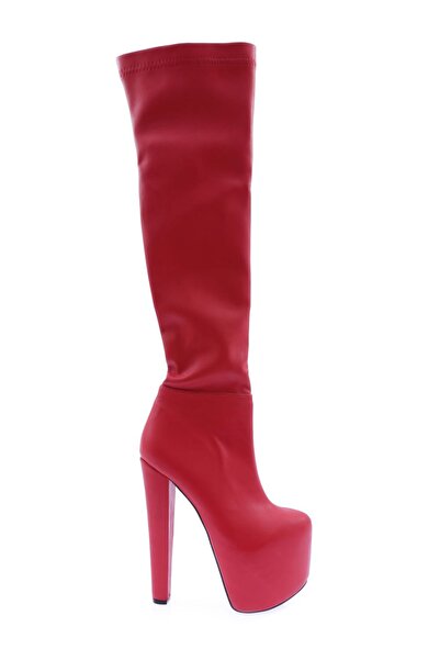 Meshure 6K8000 Hidden Platform High Heel Boots
