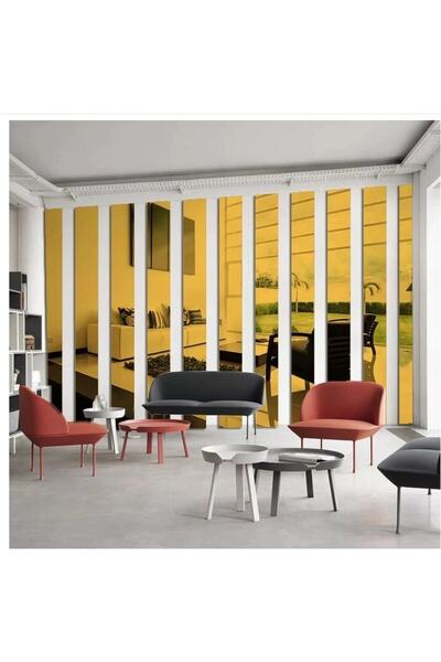 BRDDIZAYN Duvar Ve Dekorasyon Çıtası Kendinden Yapışkanlı 2 Cm Gold 1 Rulo - 15 Mt