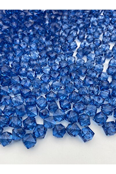 Hedef Bijuteri 100 جرام 10 مللي متر مكعب ساكس أزرق/أزرق داكن ، خرز أكريليك نم...