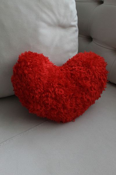 onmerlo Hand Knitted Heart Pillow Valentine's Day Gift (customizable)