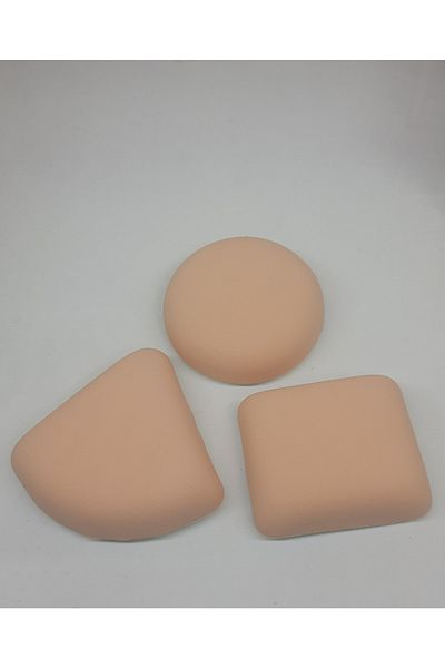 Gold Beauty Makeup Sponge 3 Pieces