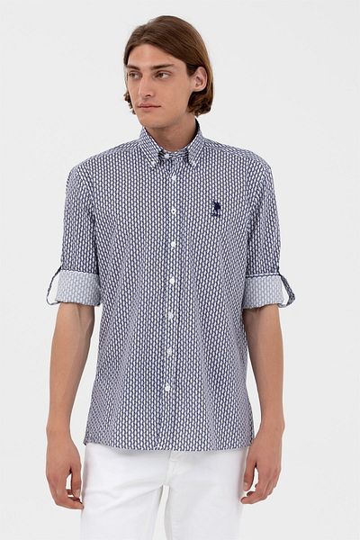 U.S. Polo Assn. Ανδρικό πουκάμισο με λεπτή εφαρμογή