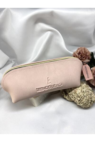 Di Caprio Rosa Square Gold Detailed Nude Women's Sunglasses