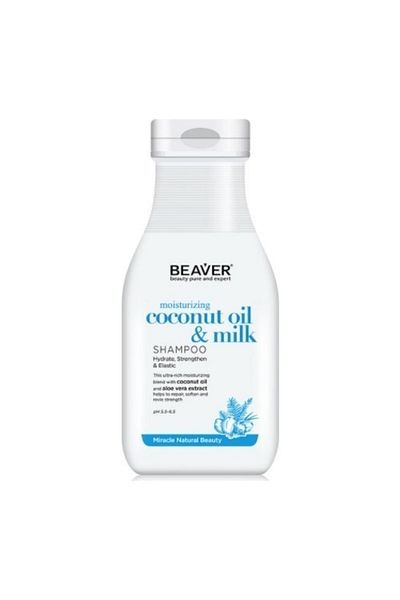 Beaver 350 Ml Coconut Oil and Milk Shampoo - Coconut Oil and Milk