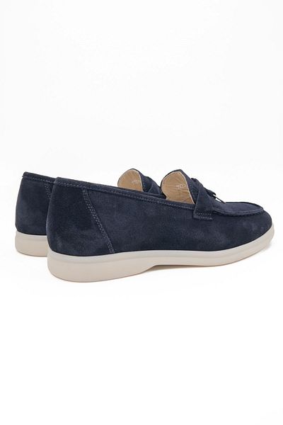 Epikoza Suede Leather Navy Blue Comfortable Women's Shoes Lslf0077706akz