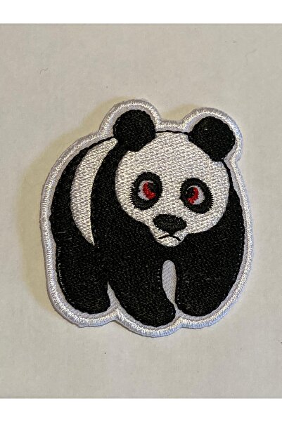 StüdyoÜmitTişört رقعة الباندا-مسمار، مزيج، رقعة الجينز