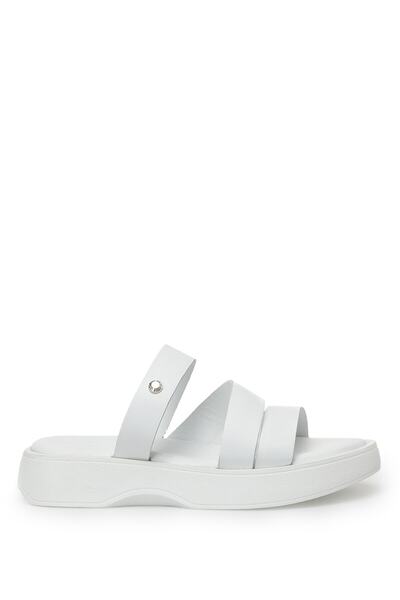 Nine West Sren 3fx White Women's Slippers