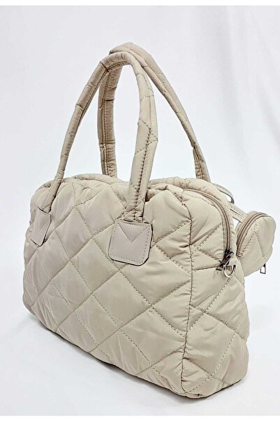 WELLQBAGS Kapitone Desen Detaylı Seyahat & Spor Çantası Uzun Askılı