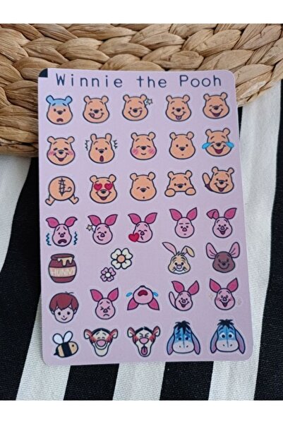 EyER Shoping Autocolant galben pentru telefon Mini Planner - Personaje