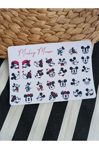 EyER Shoping Autocolant negru pentru telefon Mini Planner - Personaje