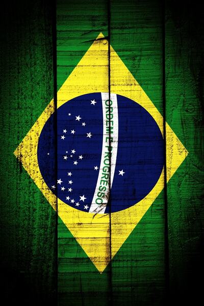 Buffalo Bandana unisex pentru gât pentru exterior, cu steagul Braziliei