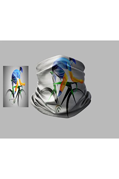 Buffalo Bicycle Designed Biker Multi-Purpose Outdoor Neck Collar Unisex Bandana