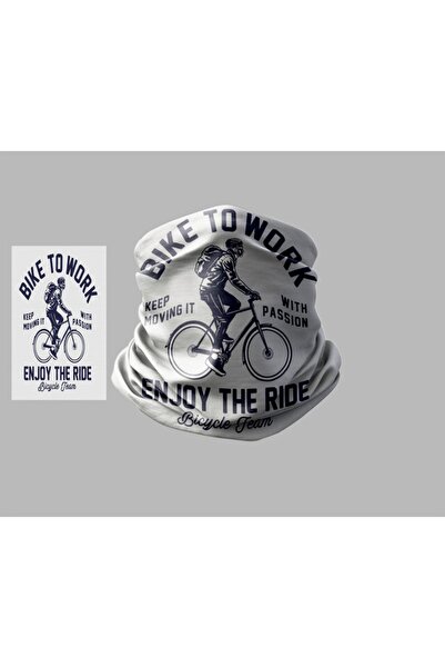 Buffalo Bicycle Designed Biker Multi-Purpose Outdoor Neck Collar Unisex Bandana